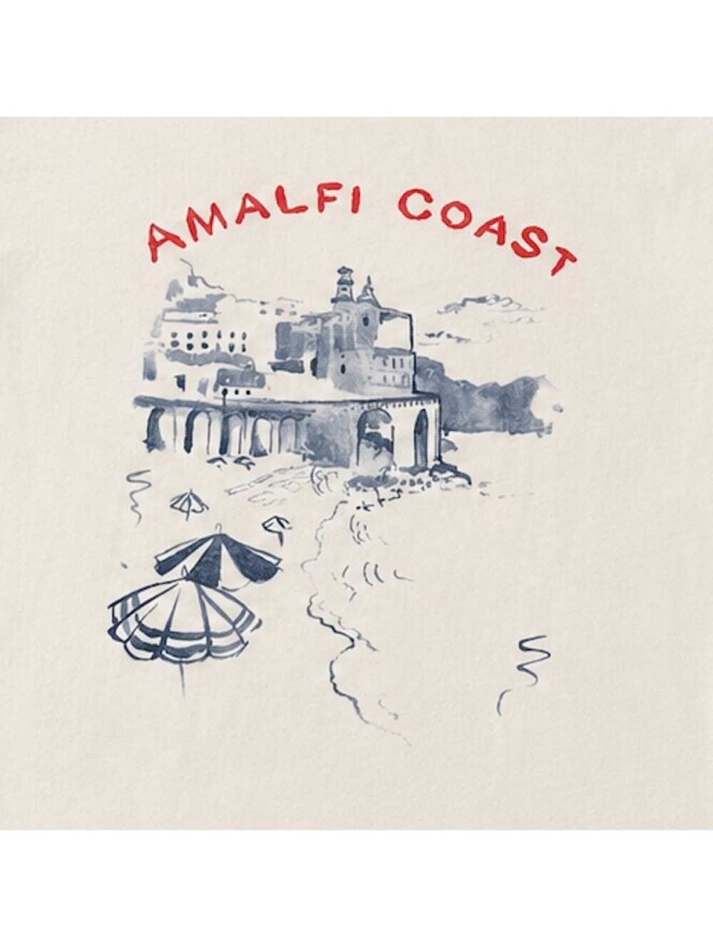 J.Crew Amalfi Coast Graphic Print T-Shirt XS - Picture 3 of 4